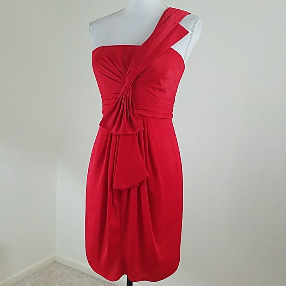 BCBG MaxAzria~Size 6~Red Palais Christmas Dress.